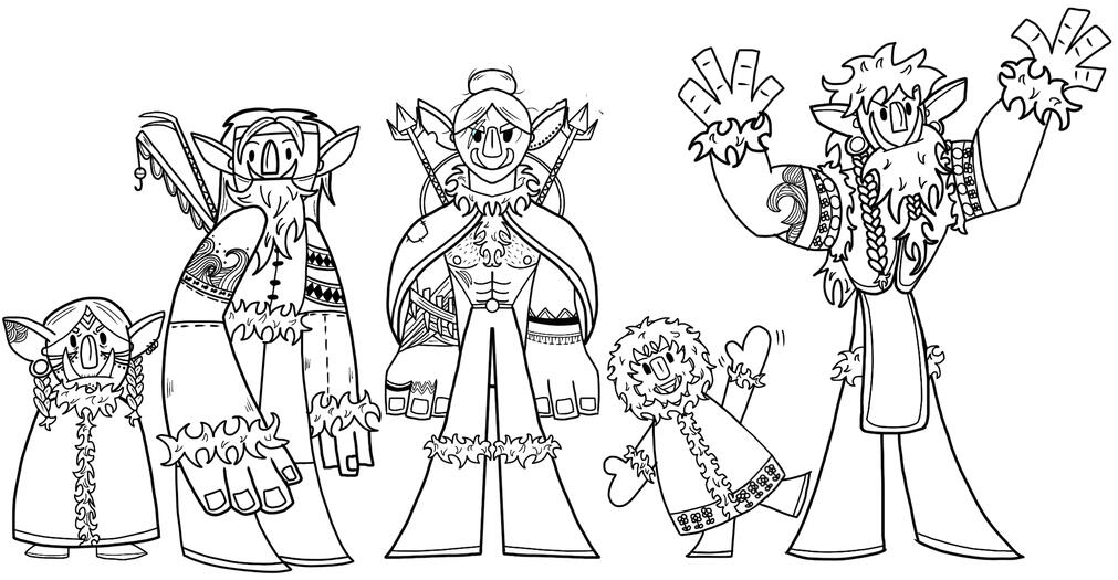 rough lineup for a snowy environment