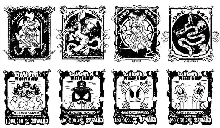 Card designs for blind box figurines Card designs for blind box figurines