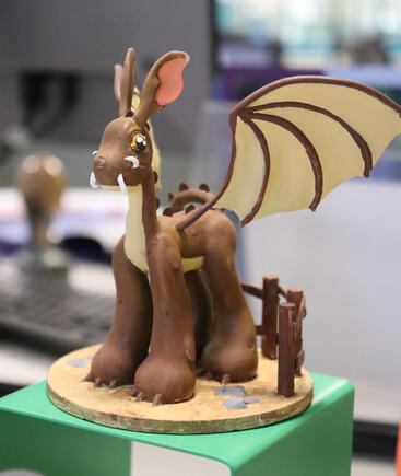 3D print of Sandy the Sandwhipper figurine 3D print of Sandy the Sandwhipper figurine