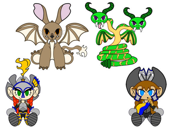 Plush / sticker designs Plush / sticker designs