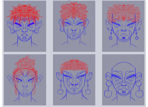 Druid Face Options Druid Face Options